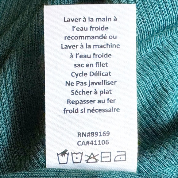 NWT ATM Rib Crop Turtleneck - Picture 11 of 14